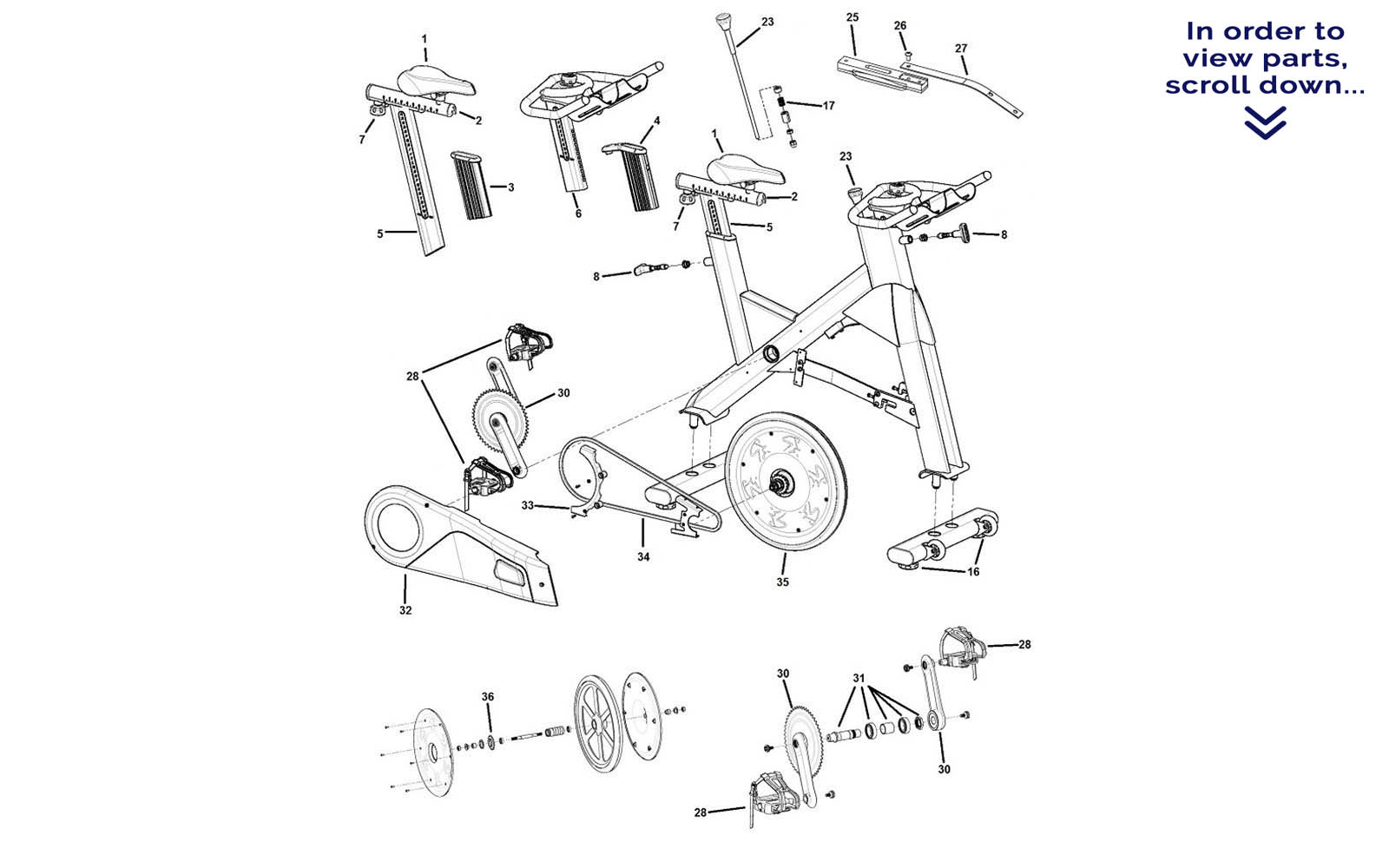 Star Trac Spinner NXT diagram