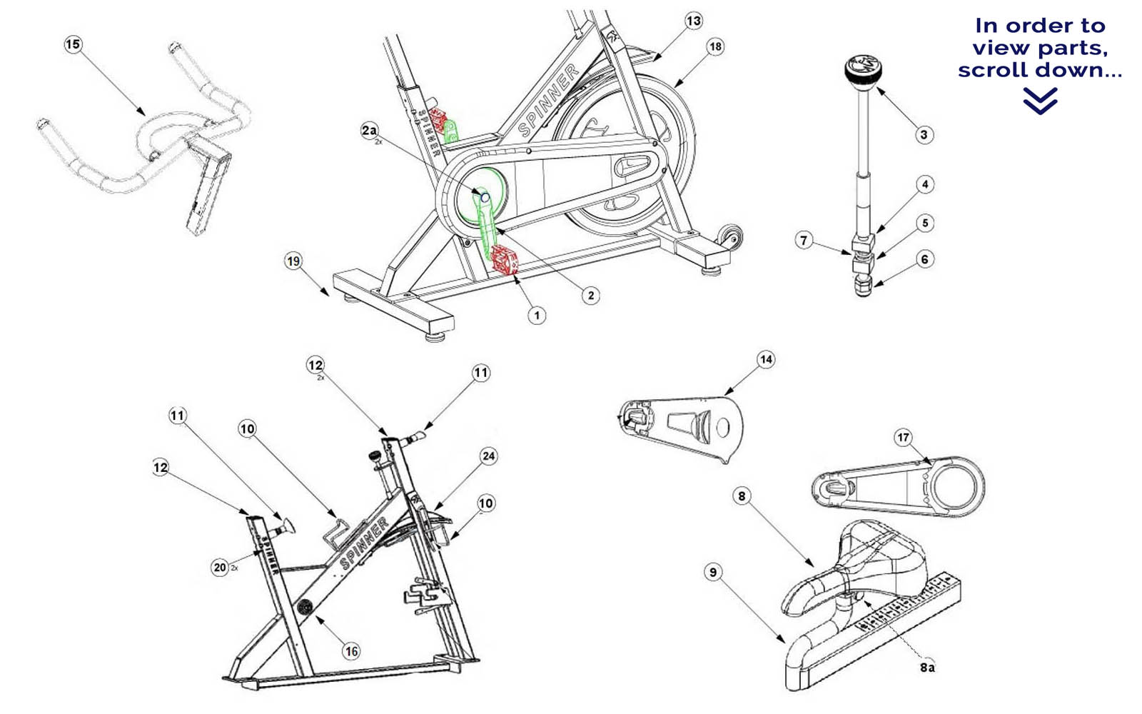 Star Trac 6800 Pro/6900 Elite diagram