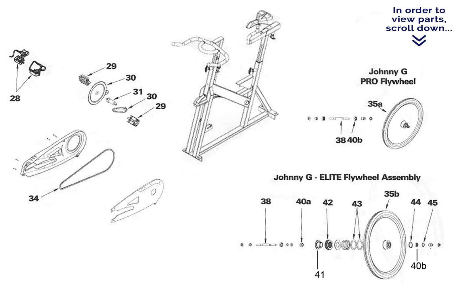 Star Trac Johnny G Spinner 5800 diagram