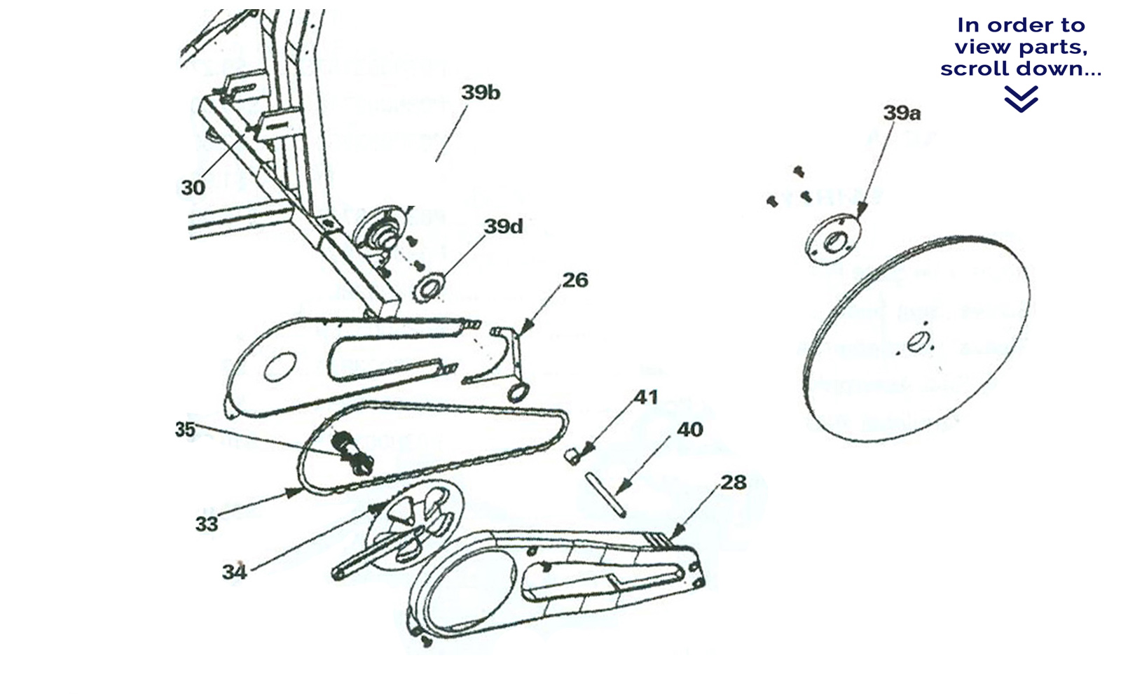 Star Trac V-Bike diagram