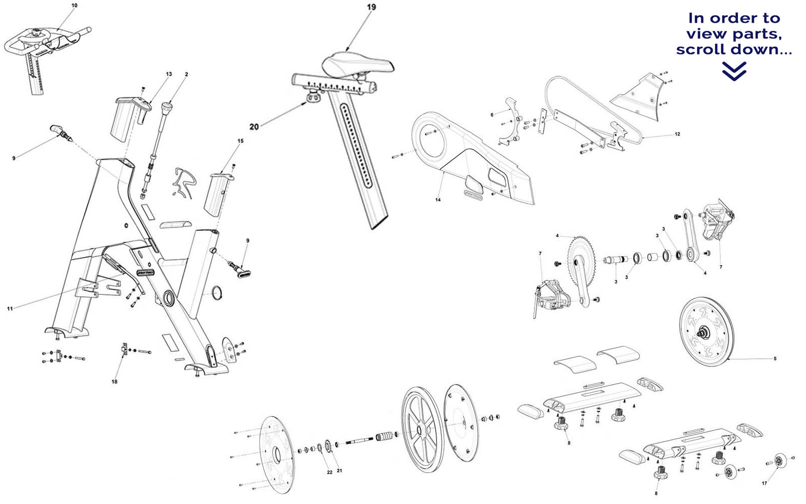 Star Trac Spinner® Blade 7190 diagram