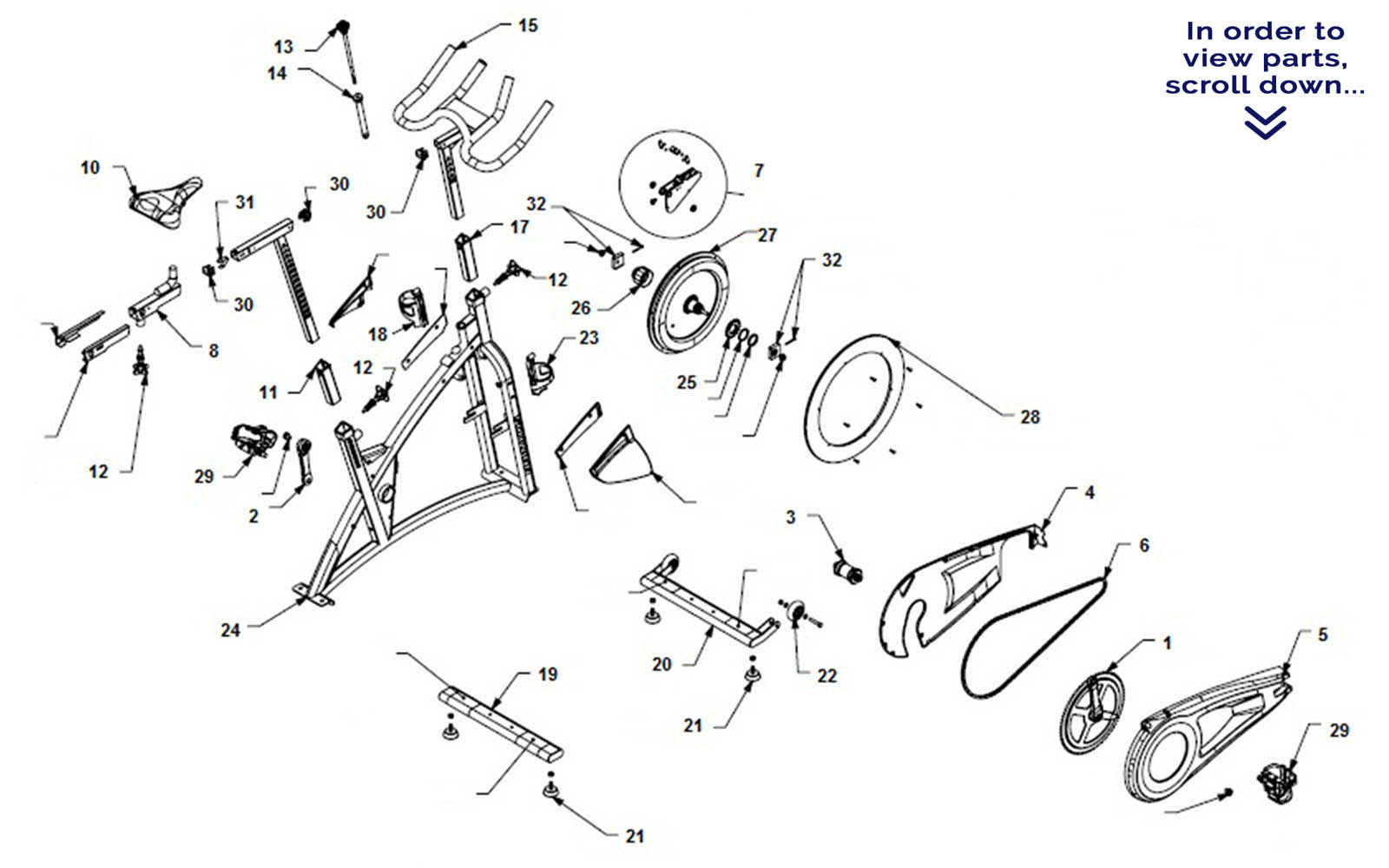 Schwinn AC Classic Indoor Cycle Parts Krislynn Schwinn AC Classic Indoor Cycle Parts Krislynn