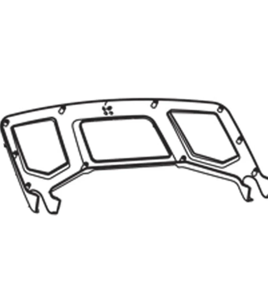 Nautilus T618 Console Back Cover — Treadmill Parts & Repair