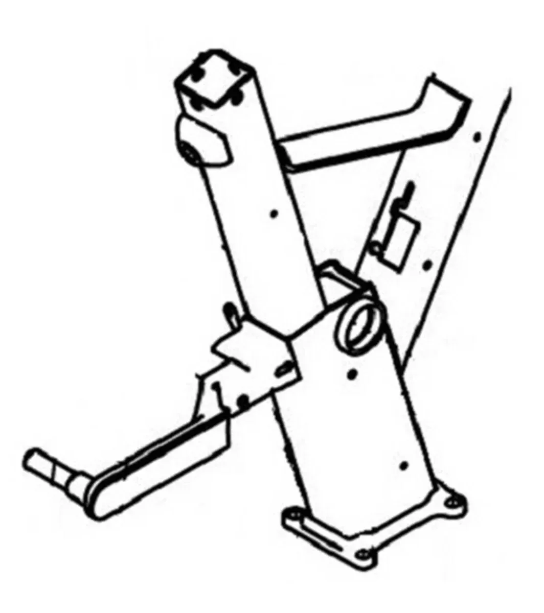 Keiser M3 Main Frame — Indoor Cycling Parts