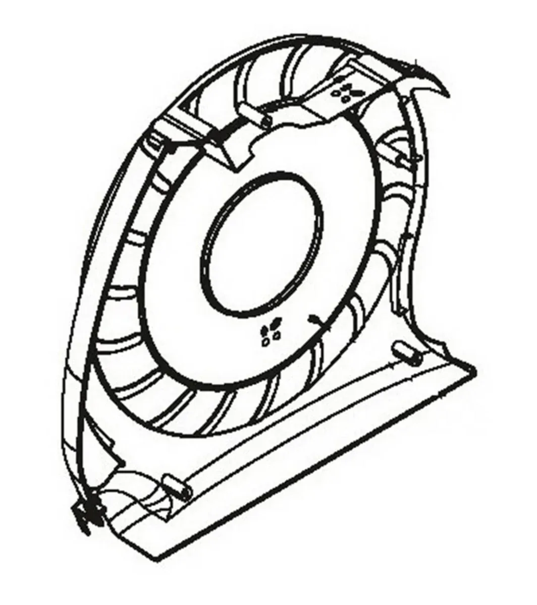 Schwinn 470 Left Main Shroud — Elliptical Parts & Repair