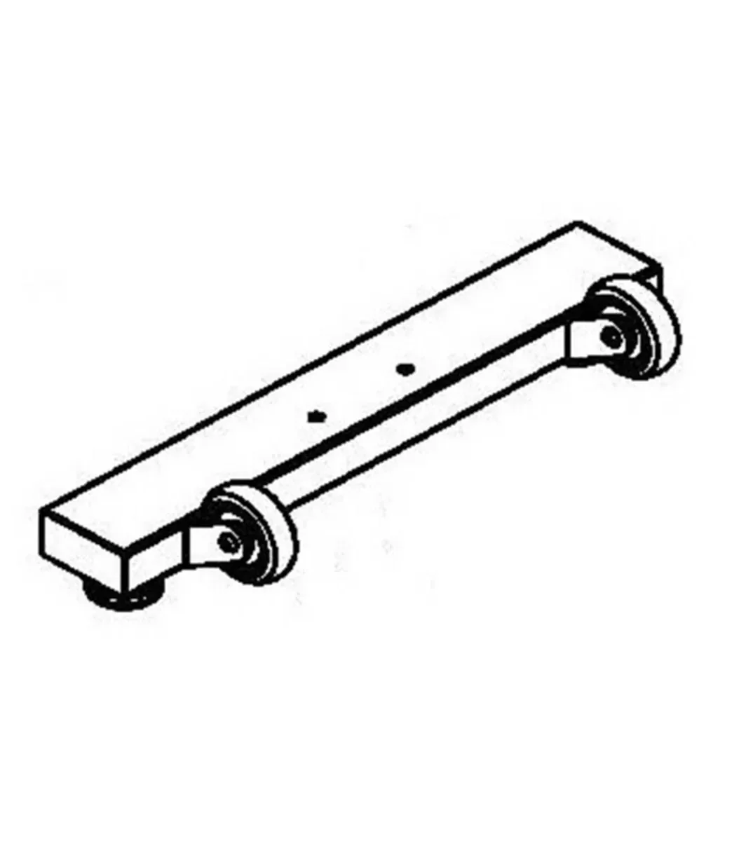 Star Trac Spinner Pro 7070 Rear Foot Assy — Indoor Cycling Parts