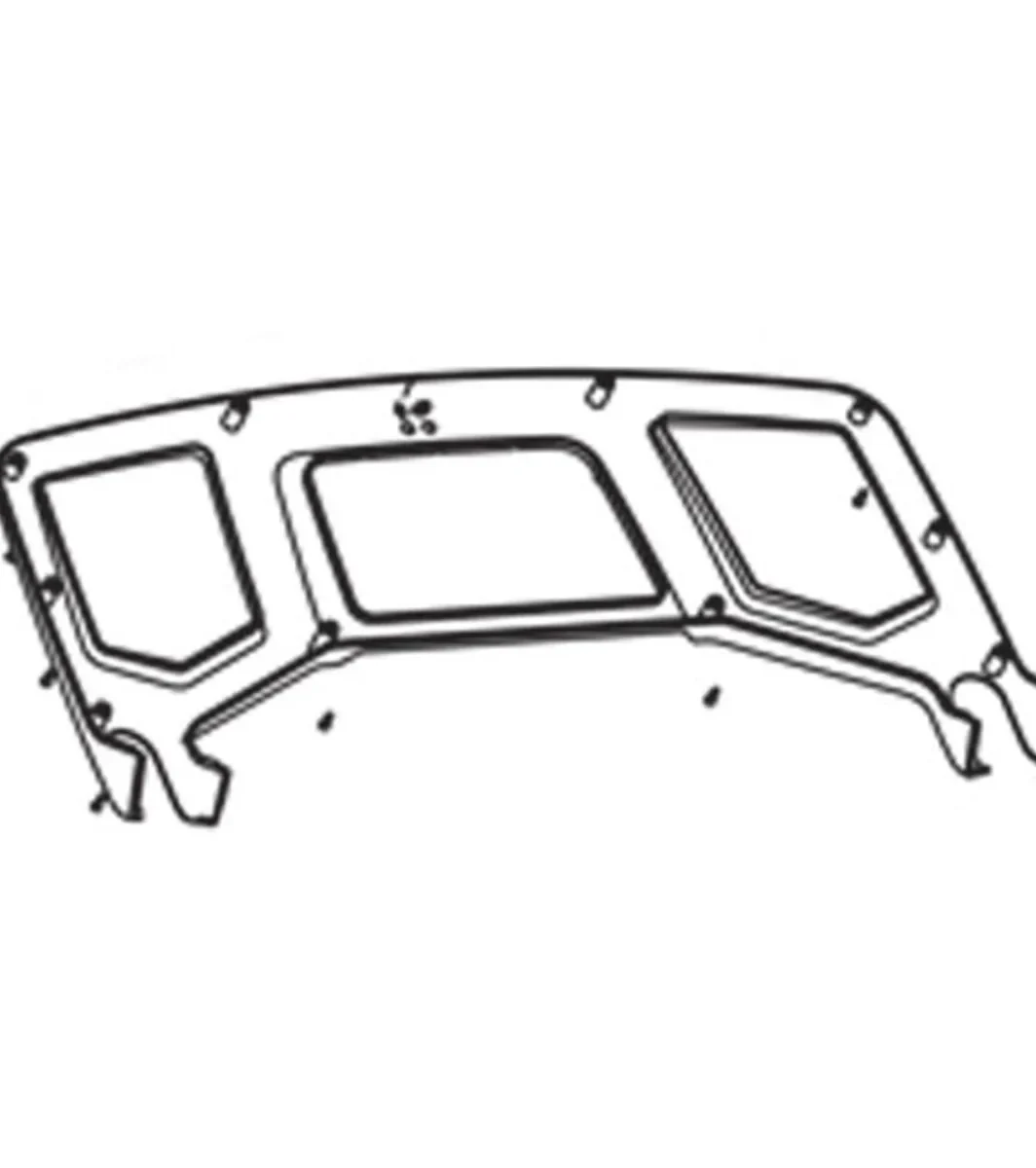 Nautilus T614 Console Back Cover — Treadmill Parts & Repair