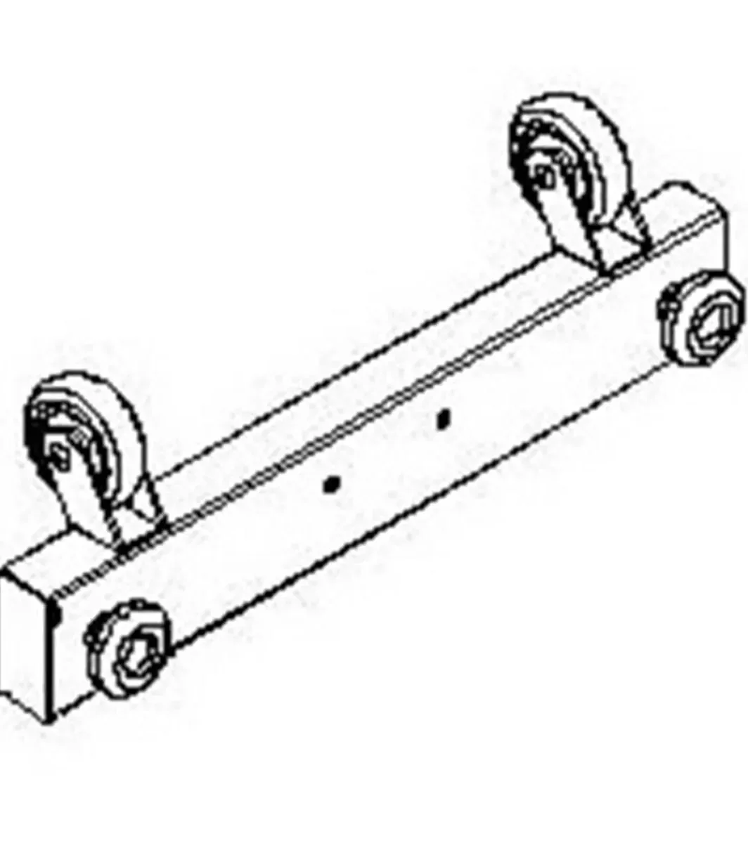 Star Trac Spinner Velo Front Foot Assembly — Indoor Cycling Parts