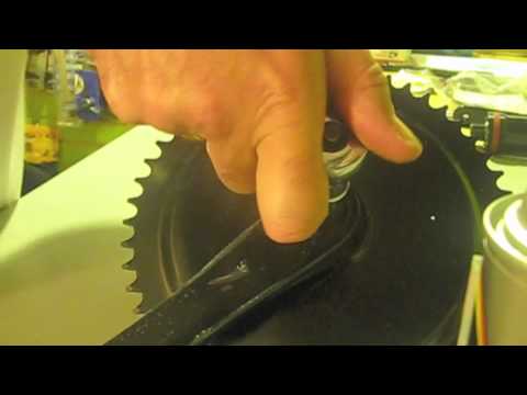 Removing a Square Taper Crank from Indoor Exercise Cycles Using a Park Tool CCP-22 crank puller to remove a square taper crank from a Schwinn indoor cycle